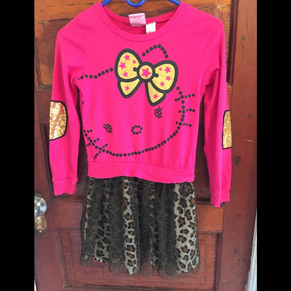 🎉HOST PICK 🎉 Hello Kitty Girl's Cheetah Dress